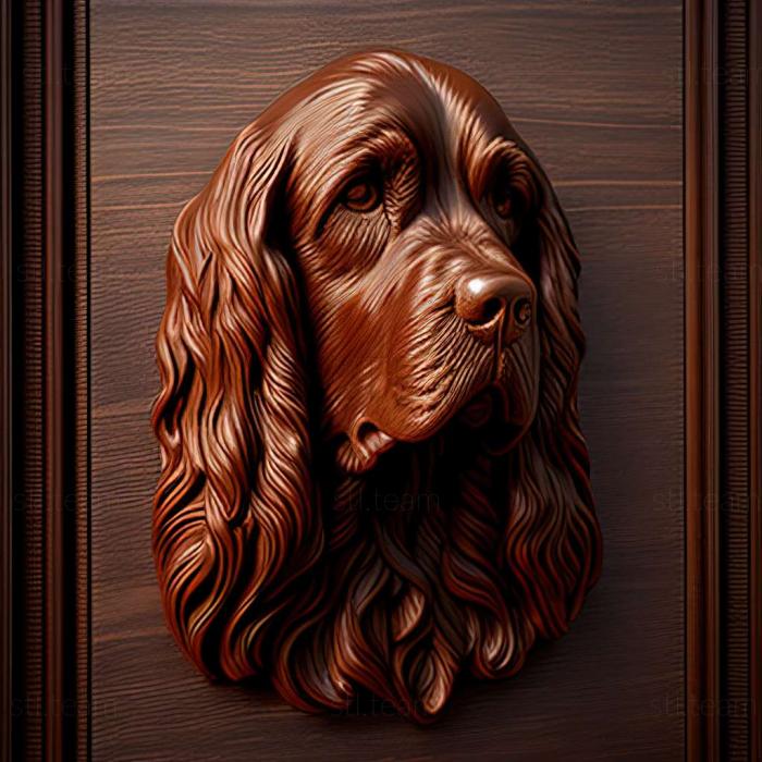 3D model Sussex Spaniel dog (STL)